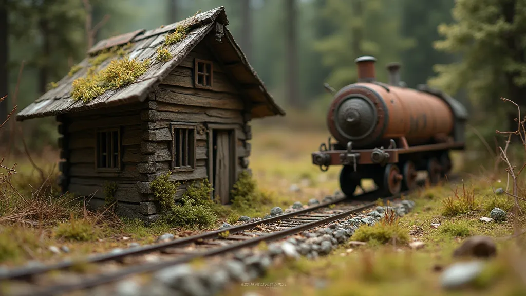 Abandoned Logging Camp Diorama