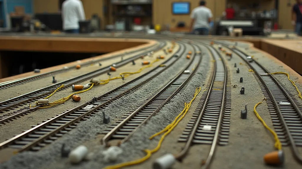N scale model railway track plan