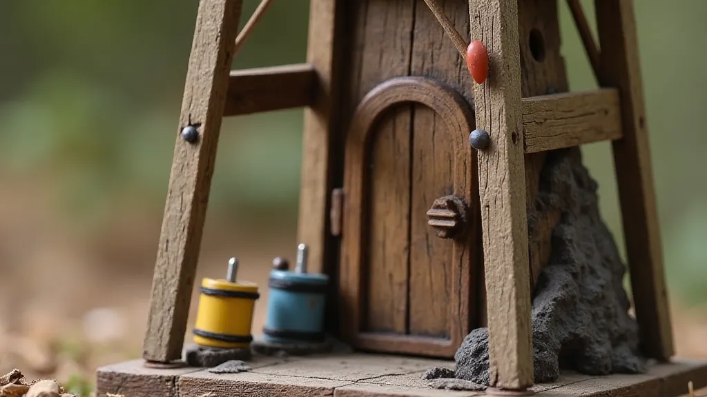 Hand-Crafted N Scale Water Tower