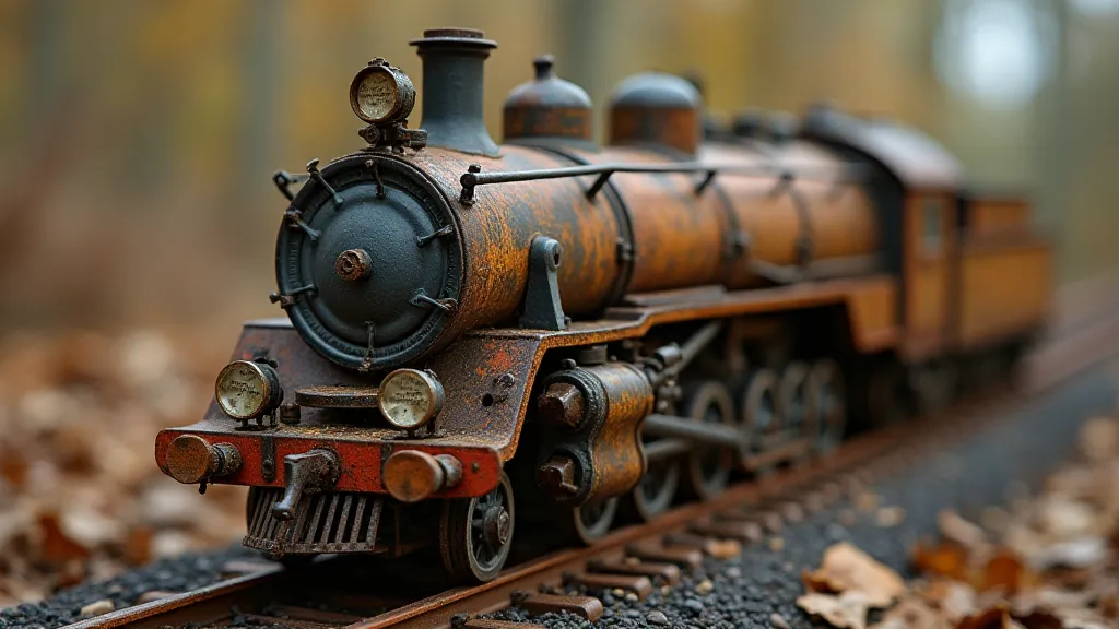 Weathered HO Scale Locomotive