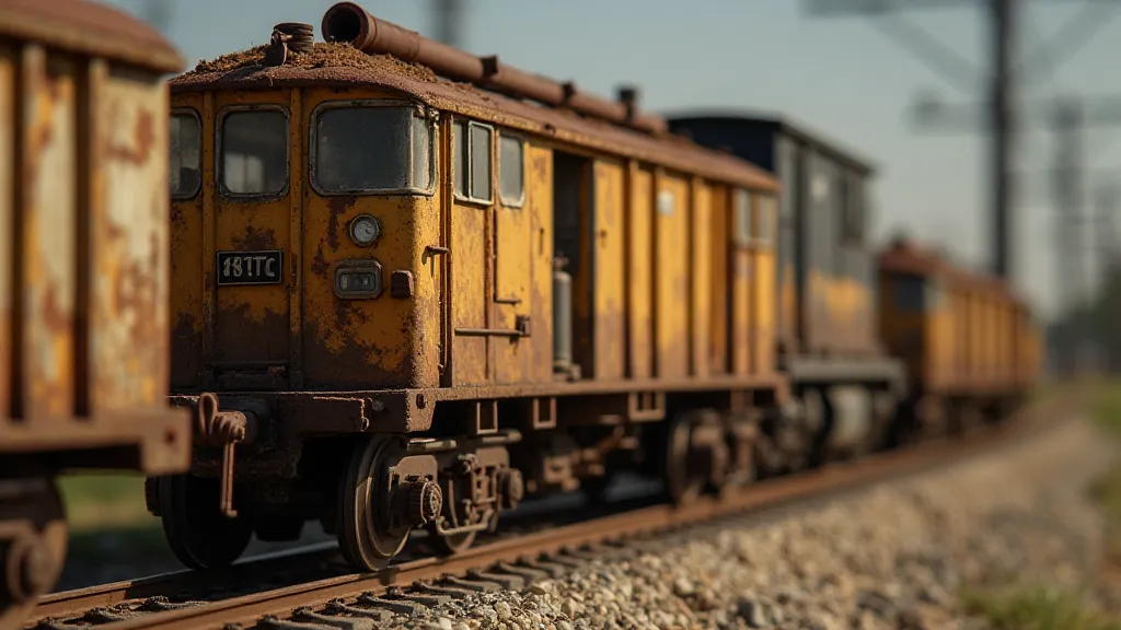 Weathered HO Scale Freight Car